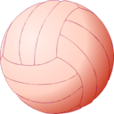 download Volleyball clipart image with 315 hue color
