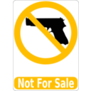 download Not For Sale clipart image with 45 hue color