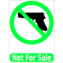 download Not For Sale clipart image with 135 hue color