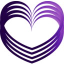 download Heart clipart image with 270 hue color