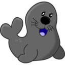 download Seal clipart image with 270 hue color