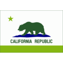 download Flag Of California Solid Color Border clipart image with 90 hue color