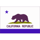 download Flag Of California Solid Color Border clipart image with 270 hue color