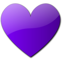 download Heart clipart image with 270 hue color
