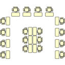 download Classroom Seat Layouts clipart image with 180 hue color