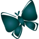 download Butterfly Icon clipart image with 180 hue color