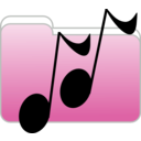 download Music Folder Icon clipart image with 135 hue color