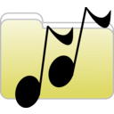 download Music Folder Icon clipart image with 225 hue color