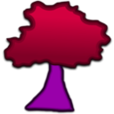 download A Tree clipart image with 270 hue color