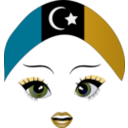 download Pretty Libyan Girl Smiley Emoticon clipart image with 45 hue color