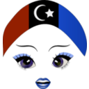 download Pretty Libyan Girl Smiley Emoticon clipart image with 225 hue color