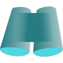 download Binoculars clipart image with 315 hue color