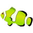 download Aquarium Fish Amphiprion Percula clipart image with 45 hue color