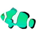 download Aquarium Fish Amphiprion Percula clipart image with 135 hue color