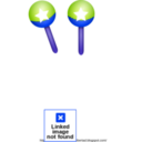 download Maracas clipart image with 225 hue color