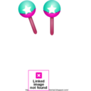 download Maracas clipart image with 315 hue color