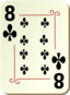 Ornamental Deck 8 Of Clubs