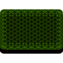 download Flower Of Life Tessellation For Laptop clipart image with 180 hue color
