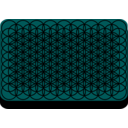 download Flower Of Life Tessellation For Laptop clipart image with 270 hue color