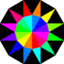 Rainbow Dodecagram