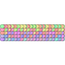 download Rainbow Element clipart image with 45 hue color