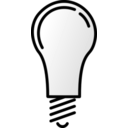 download Lightbulb Off clipart image with 135 hue color