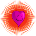 download Happy Heart clipart image with 315 hue color