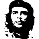 download Che Guevara clipart image with 180 hue color