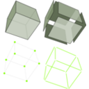 download Cube clipart image with 90 hue color