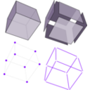 download Cube clipart image with 270 hue color