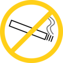 download No Smoking clipart image with 45 hue color