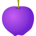 download Apple clipart image with 270 hue color