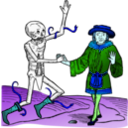 download Dance Macabre 6 clipart image with 180 hue color