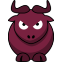 download Cartoon Gnu Wrath clipart image with 315 hue color