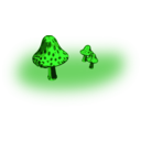 download Mushrooms clipart image with 90 hue color