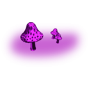 download Mushrooms clipart image with 270 hue color