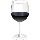 download Red Wine Glass clipart image with 225 hue color