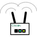 download Wireless Access Point clipart image with 45 hue color