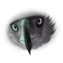 download Eagle Face clipart image with 270 hue color