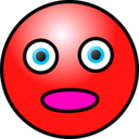 download Emoticons Amazed Face clipart image with 315 hue color