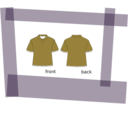 download Shirt clipart image with 225 hue color