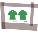 download Shirt clipart image with 315 hue color