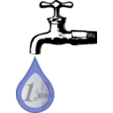 download Euro Drop clipart image with 180 hue color