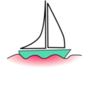 download Boat clipart image with 135 hue color
