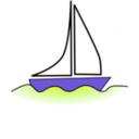 download Boat clipart image with 225 hue color