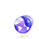 download Environmental Eco Globe Leaf Icon clipart image with 90 hue color