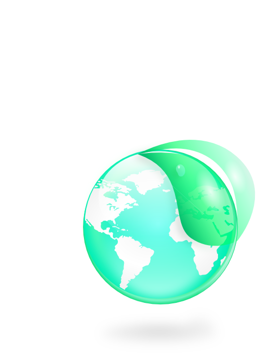 Environmental Eco Globe Leaf Icon