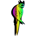 download Parrot clipart image with 90 hue color