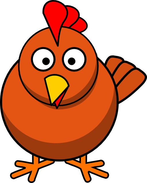 Chicken Roundcartoon