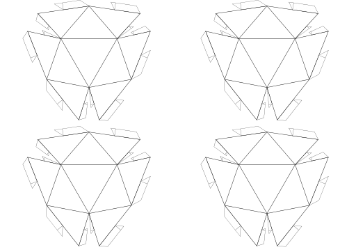 32 Net Geodesic Sphere